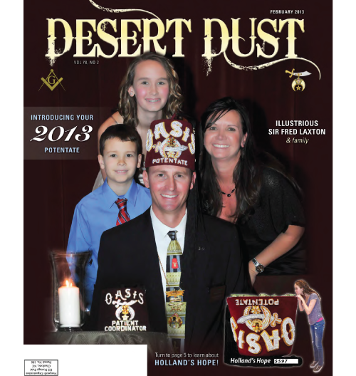 February 2013 Desert Dust cover