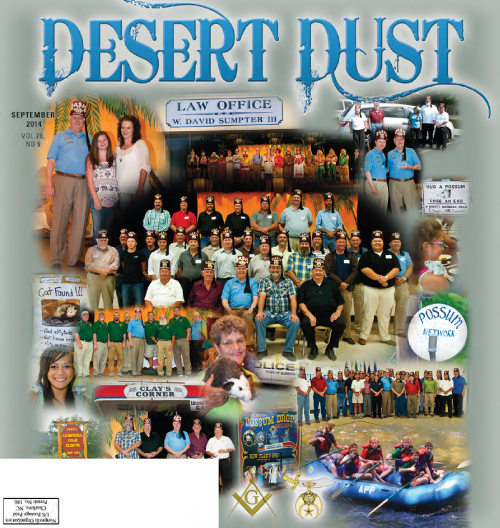 September 2014 Desert Dust cover