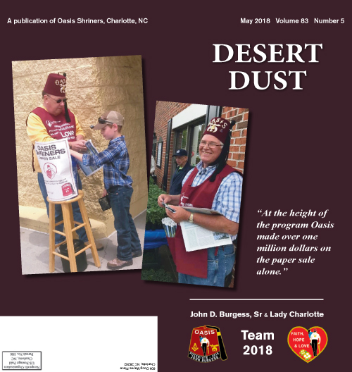 May 2018 Desert Dust cover